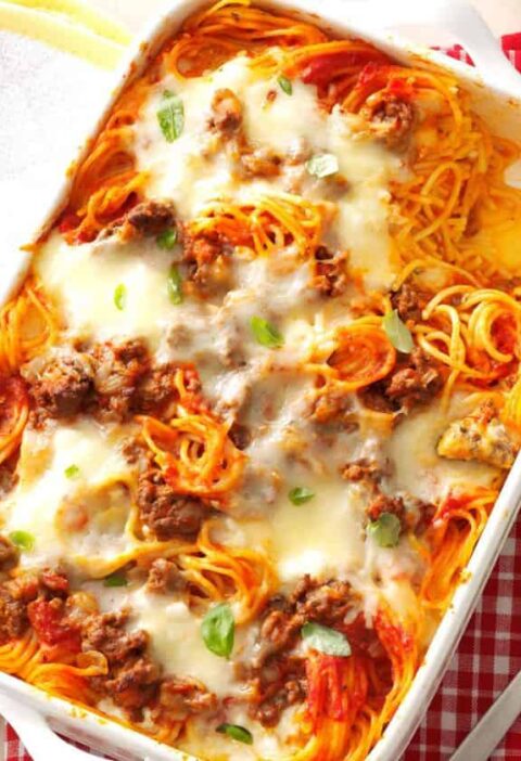 K&W Baked Spaghetti Recipe