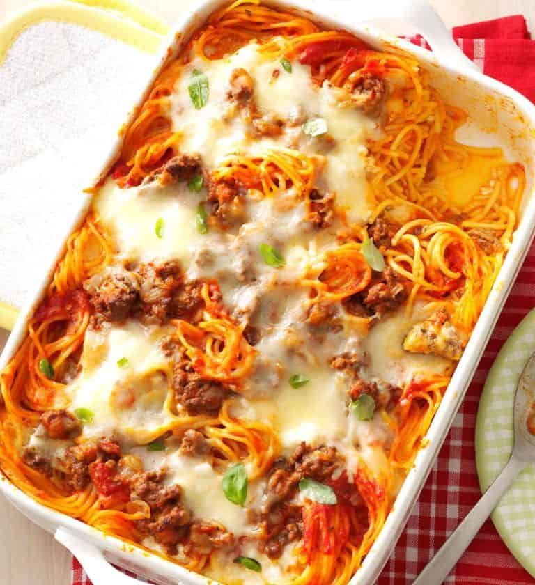 K&W Baked Spaghetti Recipe