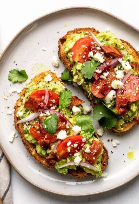 Avocado toast Dunkin