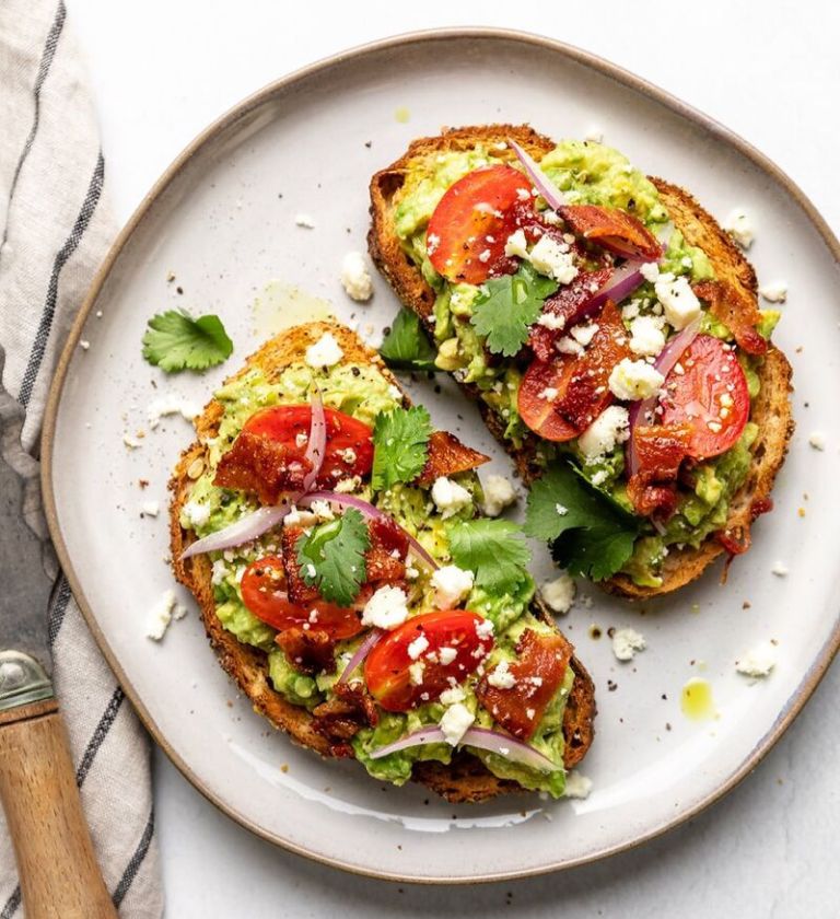 Avocado toast Dunkin